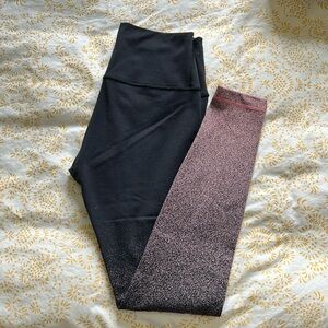 Lululemon size 8 color:black and pink full length style:unknown